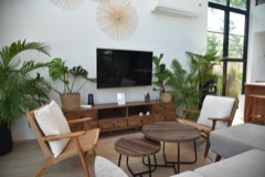 Intérieur de La Villa Tropicale