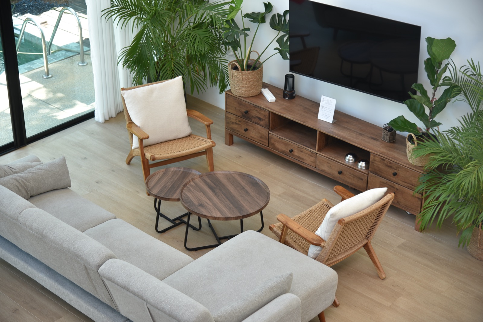 Intérieur de La Villa Tropicale